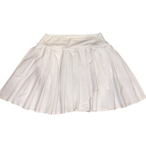 Aerie Asymmetrical White Athletic Ruffle Skirt